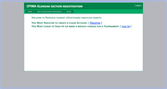 Desktop Screenshot of d5reg.thepaperlesstourney.com