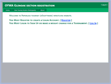 Tablet Screenshot of d5reg.thepaperlesstourney.com